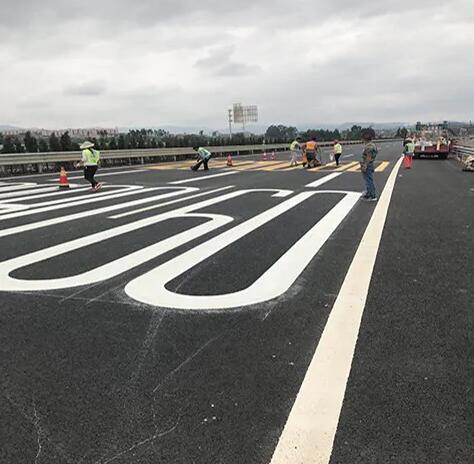 道路划线经典案例