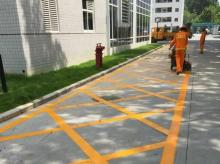 小区道路划线 